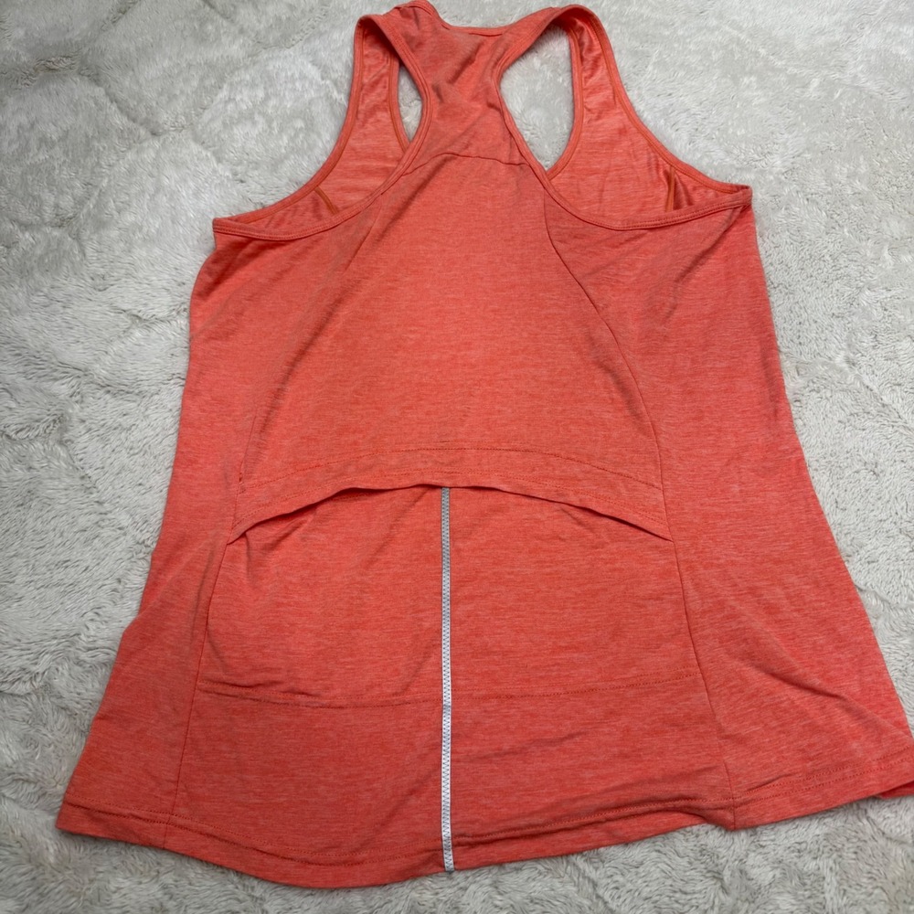 Specialized Shasta Tank Women L Coral Racerback Cycling Rear Zip Pocket Gorpcore - Picture 7 of 10